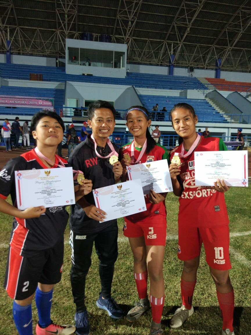 Tim Sepakbola Putri Jabar Juara Piala Menpora U 17